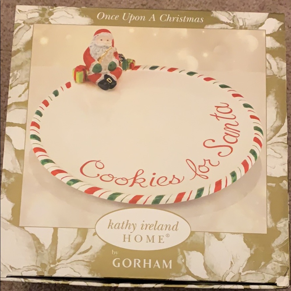 Cookies for Santa Plate